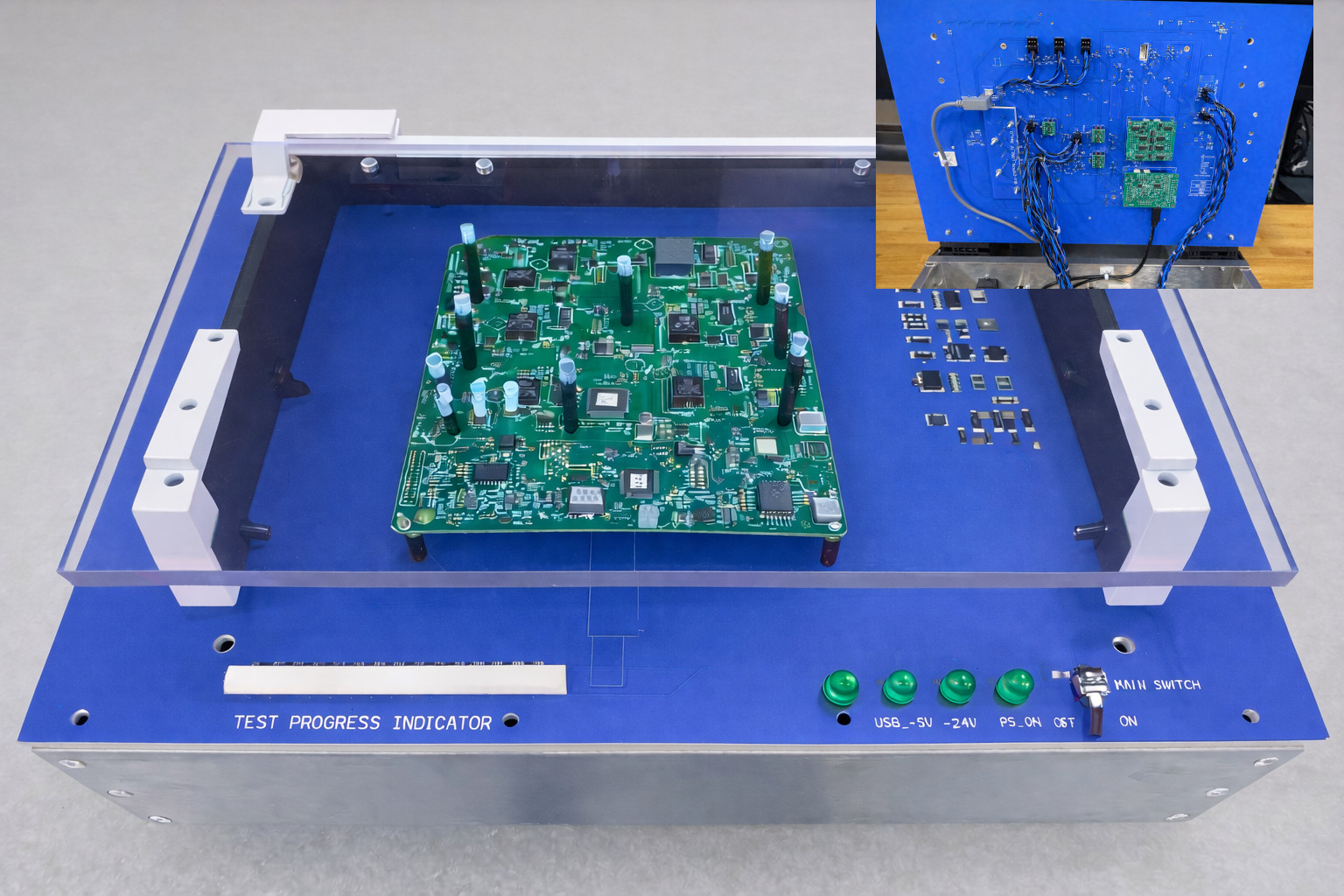 NAFC fixture with organized internal architecture